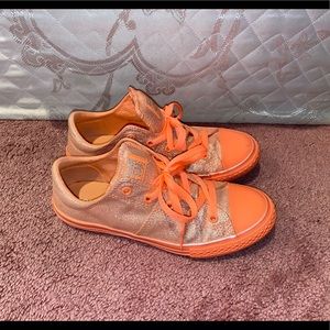 orange sequin converse